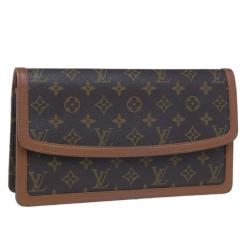 Pre Owned Louis Vuitton Monogram Canvas Pochette Dame GM