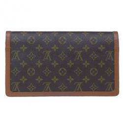 Pre Owned Louis Vuitton Monogram Canvas Pochette Dame GM