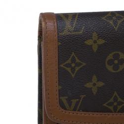 Pre Owned Louis Vuitton Monogram Canvas Pochette Dame GM