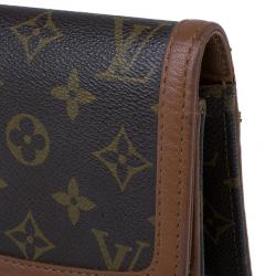 Pre Owned Louis Vuitton Monogram Canvas Pochette Dame GM