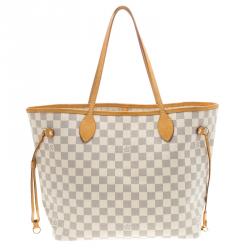 Louis Vuitton Damier Azur Canvas Neverfull MM Bag
