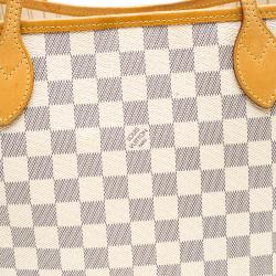 Louis Vuitton Damier Azur Canvas Neverfull MM Bag