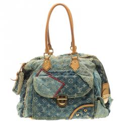 Louis Vuitton Blue Monogram Patchwork Denim Limited Edition