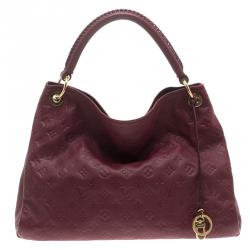 Pre Owned Louis Vuitton Aurore Monogram Empreinte Leather Artsy MM Bag