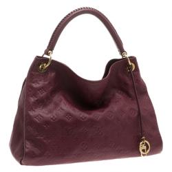 Pre Owned Louis Vuitton Aurore Monogram Empreinte Leather Artsy MM Bag