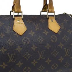 Pre Owned Louis Vuitton Monogram Canvas Speedy 25