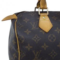 Pre Owned Louis Vuitton Monogram Canvas Speedy 25