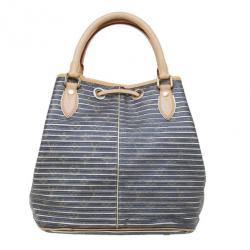 Pre Owned حقيبة يد لوي فيتون إيدن نيو معدنية مخططة