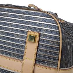 Pre Owned حقيبة يد لوي فيتون إيدن نيو معدنية مخططة