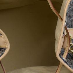 Pre Owned حقيبة يد لوي فيتون إيدن نيو معدنية مخططة