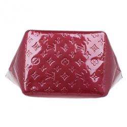Pre Owned Louis Vuitton Red Monogram Vernis Bellevue PM