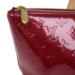 Pre Owned Louis Vuitton Red Monogram Vernis Bellevue PM