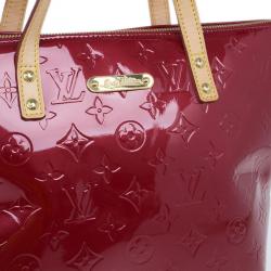 Pre Owned Louis Vuitton Red Monogram Vernis Bellevue PM