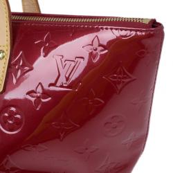 Pre Owned Louis Vuitton Red Monogram Vernis Bellevue PM