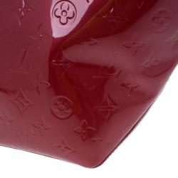Pre Owned Louis Vuitton Red Monogram Vernis Bellevue PM