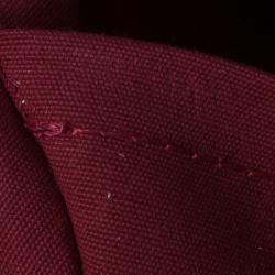 Pre Owned Louis Vuitton Red Monogram Vernis Bellevue PM