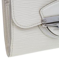 مملوكة مسبقًا Louis Vuitton White Epi Joey Wallet