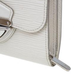 مملوكة مسبقًا Louis Vuitton White Epi Joey Wallet