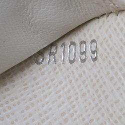 مملوكة مسبقًا Louis Vuitton White Epi Joey Wallet
