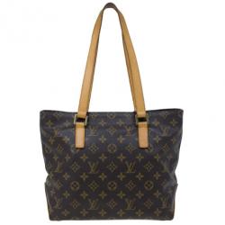 Pre Owned Louis Vuitton Monogram Canvas Cabas Piano
