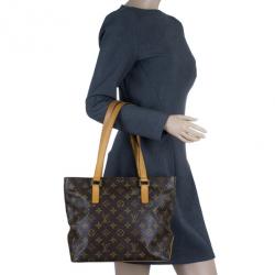 Pre Owned Louis Vuitton Monogram Canvas Cabas Piano