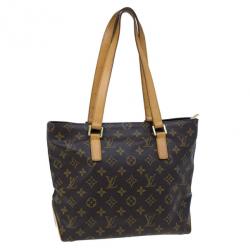 Pre Owned Louis Vuitton Monogram Canvas Cabas Piano