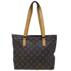Pre Owned Louis Vuitton Monogram Canvas Cabas Piano