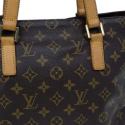 Pre Owned Louis Vuitton Monogram Canvas Cabas Piano