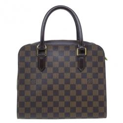 Pre Owned Louis Vuitton Damier Ebene Canvas Triana Tote