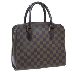 Pre Owned Louis Vuitton Damier Ebene Canvas Triana Tote