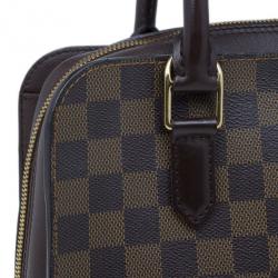 Pre Owned Louis Vuitton Damier Ebene Canvas Triana Tote