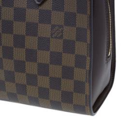 Pre Owned Louis Vuitton Damier Ebene Canvas Triana Tote
