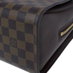 Pre Owned Louis Vuitton Damier Ebene Canvas Triana Tote