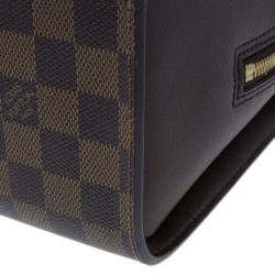 Pre Owned Louis Vuitton Damier Ebene Canvas Triana Tote