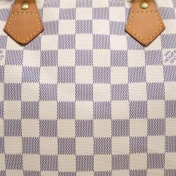 Pre Owned Louis Vuitton Damier Azur Canvas Speedy 30