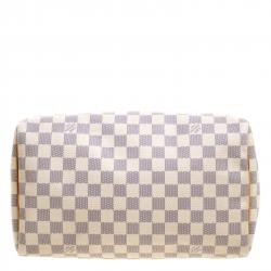 Pre Owned Louis Vuitton Damier Azur Canvas Speedy 30