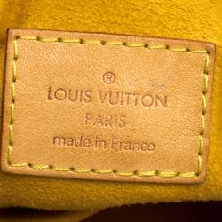 Pre Owned Louis Vuitton Blue Monogram Denim Baggy PM Bag