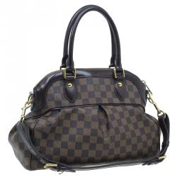 Pre Owned Louis Vuitton Damier Ebene Canvas Trevi Satchel PM