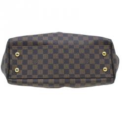 Pre Owned Louis Vuitton Damier Ebene Canvas Trevi Satchel PM