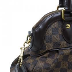 Pre Owned Louis Vuitton Damier Ebene Canvas Trevi Satchel PM