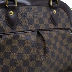 Pre Owned Louis Vuitton Damier Ebene Canvas Trevi Satchel PM