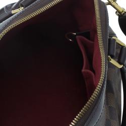 Pre Owned Louis Vuitton Damier Ebene Canvas Trevi Satchel PM