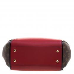Pre Owned Louis Vuitton Red Monogram Canvas and Leather Kimono Bag