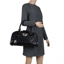 Women's Louis Vuitton Black (Noir) Epi Leather Bowling PM Montaigne Bag  Purse