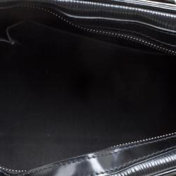 Pre Owned حقيبة لوي فيتون بولينغ مونتيغني جلد أيبي سوداء GM