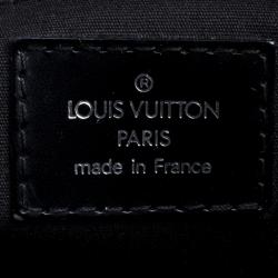 Pre Owned حقيبة لوي فيتون بولينغ مونتيغني جلد أيبي سوداء GM