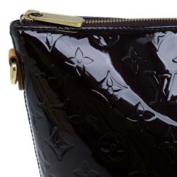 Pre Owned Louis Vuitton Amarante Monogram Vernis Bellevue GM