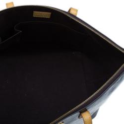 Pre Owned Louis Vuitton Amarante Monogram Vernis Bellevue GM