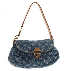 مملوكة مسبقًا Louis Vuitton Blue Monogram Denim Mini Pleaty