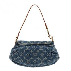 مملوكة مسبقًا Louis Vuitton Blue Monogram Denim Mini Pleaty